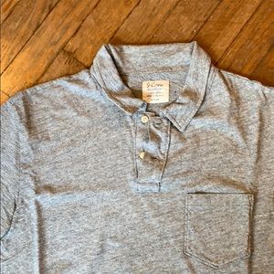 JCrew Men's Short Sleeve Collared Shirt - Size L